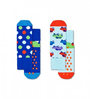 Happy Socks 2-Pack Anti slip Car Socken Kinder Mehrfarbig | Schweiz 69385ODRJ