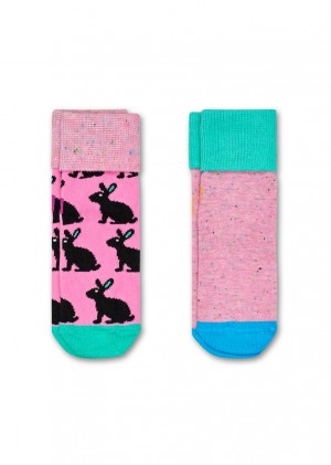 Happy Socks 2-Pack Bunny Anti-Slip Socken Kinder Mehrfarbig | Schweiz 14650GIOQ