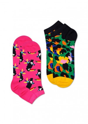 Happy Socks 2-Pack Toucan Low Socken Unisex Rosa | Schweiz 60317TPFU