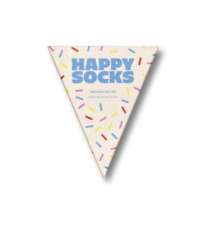 Happy Socks 3-Pack Birthday Gift Set Kinder Navy | Schweiz 32907CYQW