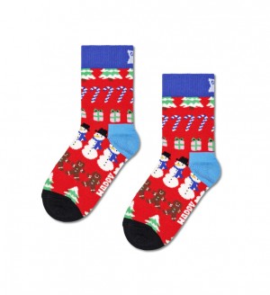 Happy Socks All I Want For Christmas Socken Kinder Rot | Schweiz 98752UTRB