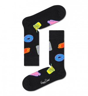 Happy Socks All You Can Eat Socken Unisex Schwarz | Schweiz 21938YNCZ