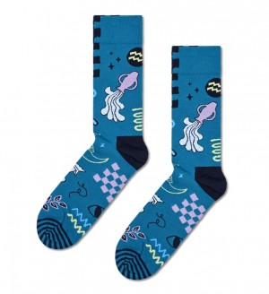 Happy Socks Aquarius Socken Unisex Blau | Schweiz 36491RVND