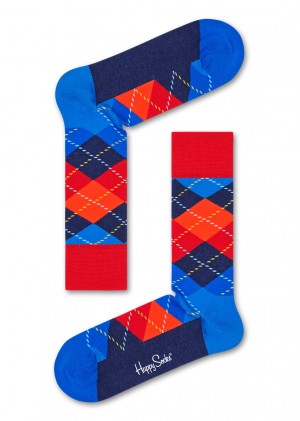 Happy Socks Argyle Socken Unisex Navy | Schweiz 09512VYEP