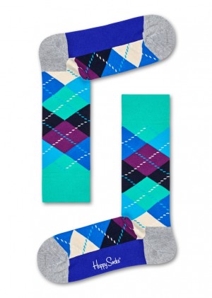 Happy Socks Argyle Socken Unisex Türkis | Schweiz 17430KMZV