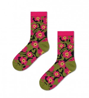 Happy Socks Arielle Crew Socken Unisex Dunkelrosa | Schweiz 29417OTCZ