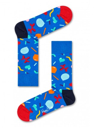 Happy Socks Balloon Animal Socken Unisex Blau | Schweiz 07249YFUO