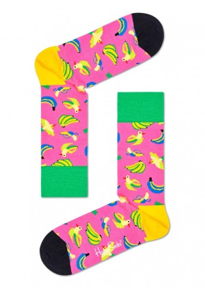 Happy Socks Banana Bird Socken Unisex Rosa | Schweiz 03758EMSP