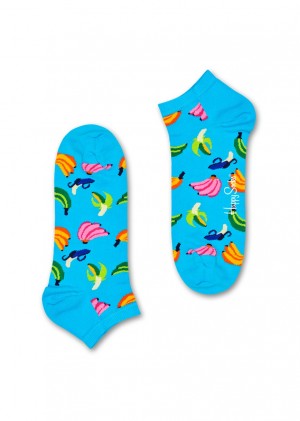 Happy Socks Banana Low Socken Unisex Blau | Schweiz 79356GNFZ