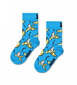 Happy Socks Banana Socken Kinder Türkis | Schweiz 45971JNRY