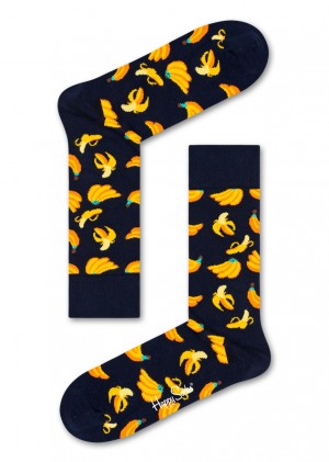 Happy Socks Banana Socken Unisex Navy | Schweiz 68540FRCP