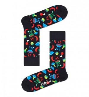 Happy Socks Barbeque Socken Unisex Schwarz | Schweiz 63478DELR