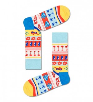 Happy Socks Beach Time Socken Unisex Türkis | Schweiz 21475DUVO