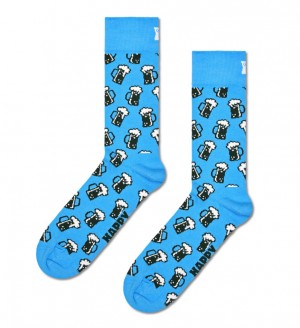 Happy Socks Beer Socken Unisex Hellblau | Schweiz 86915BEAP