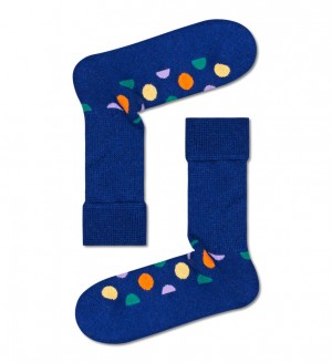 Happy Socks Big Dot Cozy Socken Unisex Navy | Schweiz 72904KFXC