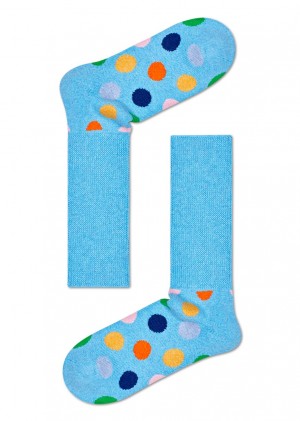 Happy Socks Big Dot Cozy Socken Unisex Türkis | Schweiz 43976JCXW