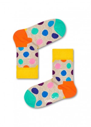 Happy Socks Big Dot Socken Kinder Beige | Schweiz 68431KCGQ