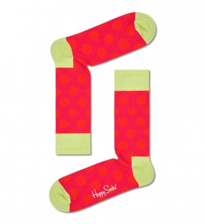 Happy Socks Big Dot Socken Unisex Dunkelrosa | Schweiz 84762AZBY