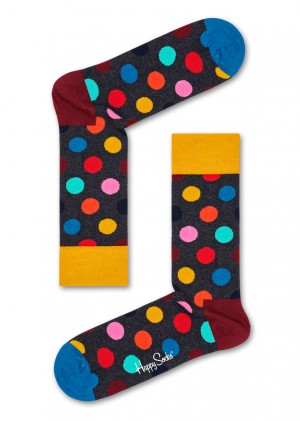 Happy Socks Big Dot Socken Unisex Grau | Schweiz 85294XSVG