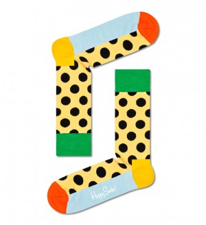 Happy Socks Big Dot Socken Unisex Hellgelb | Schweiz 87501XMRF