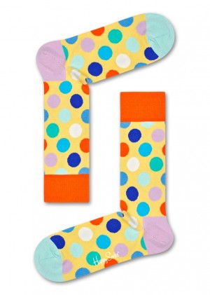 Happy Socks Big Dot Socken Unisex Hellgelb | Schweiz 61958WMVR