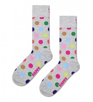 Happy Socks Big Dot Socken Unisex Hellgrau | Schweiz 56738YTNM