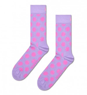 Happy Socks Big Dot Socken Unisex Helllila | Schweiz 59108DXIJ