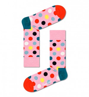 Happy Socks Big Dot Socken Unisex Hellrosa | Schweiz 84305MFBV