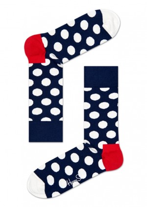 Happy Socks Big Dot Socken Unisex Navy | Schweiz 60419BVCH