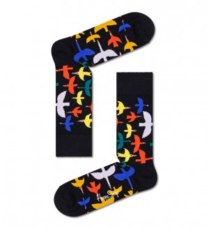 Happy Socks Bird Watch Socken Unisex Schwarz | Schweiz 71638XKPV