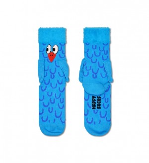 Happy Socks Blue Bird Socken Kinder Blau | Schweiz 69401UAPS