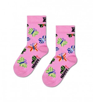 Happy Socks Butterfly Socken Kinder Rosa | Schweiz 85642JRUI