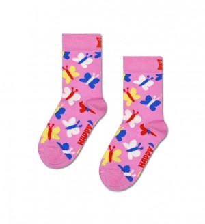 Happy Socks Butterfly Socken Kinder Rosa | Schweiz 45160JSUG