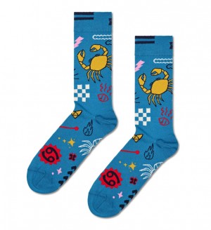 Happy Socks Cancer Socken Unisex Blau | Schweiz 45109OYSM