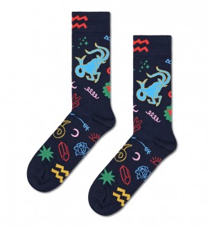 Happy Socks Capricorn Socken Unisex Navy | Schweiz 58729CSGT