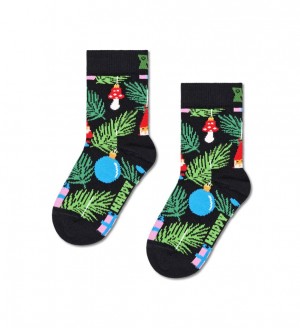 Happy Socks Christmas Tree Decoration Socken Kinder Schwarz | Schweiz 81750QRHW