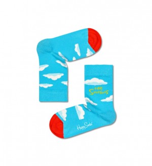 Happy Socks Clouds Kids Socken Kinder Hellblau | Schweiz 79401BZFQ