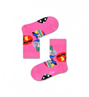 Happy Socks Daisy & Minnie Dot Socken Kinder Rosa | Schweiz 86097IYBP