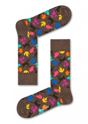 Happy Socks Deer Socken Unisex Hellbraun | Schweiz 89145EWIG