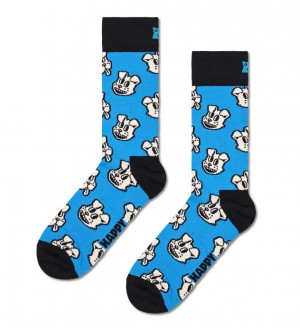 Happy Socks Doggo Socken Unisex Türkis | Schweiz 49586NEAL