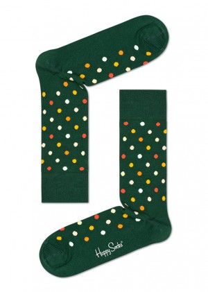 Happy Socks Dot Socken Unisex Dunkelgrün | Schweiz 67124SVXN