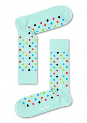 Happy Socks Dot Socken Unisex Hellgrün | Schweiz 32589WUDT