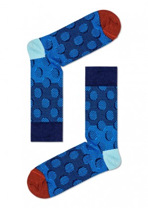 Happy Socks Dressed Big Thin Wolle Crew Socken Unisex Navy | Schweiz 31984IHNT