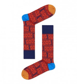 Happy Socks Dressed Cards Socken Unisex Orange | Schweiz 12764LXOY