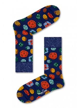 Happy Socks Dressed Crater Socken Unisex Navy | Schweiz 45108LHVZ