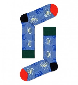 Happy Socks Dressed Eclipse Socken Unisex Blau | Schweiz 51497CMOK