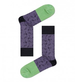 Happy Socks Dressed Martini Crew Socken Unisex Dunkellila | Schweiz 19805OLFK