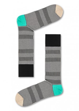 Happy Socks Dressed Multi Stripe Socken Unisex Hellgrau | Schweiz 54610PFQM