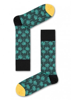 Happy Socks Dressed Palm Socken Unisex Hellgrün | Schweiz 61297UFMJ