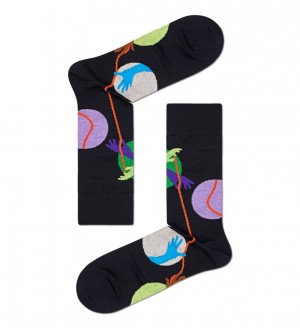 Happy Socks Dressed Puppet Show Crew Socken Unisex Schwarz | Schweiz 15684PBAU